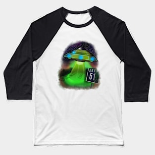 UFO Area 51 Baseball T-Shirt